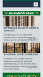 Mobile Screenshot of incredibledoor.co.za